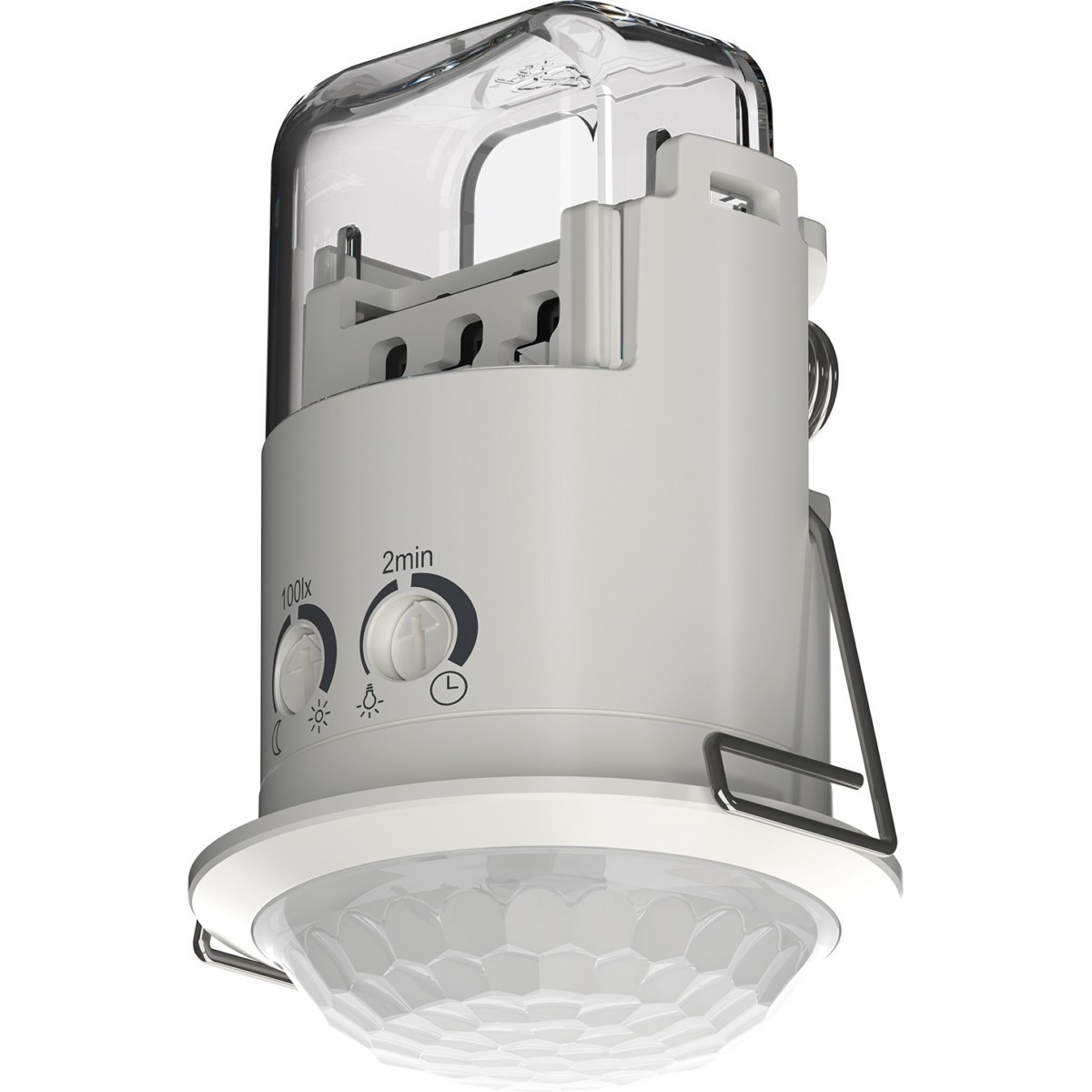 Theben PIRA T6 Mini Bewegungsmelder (PIR) Decke innen, 360° rund, 6 m, 5 cm klein, 200 W LED 1030202
