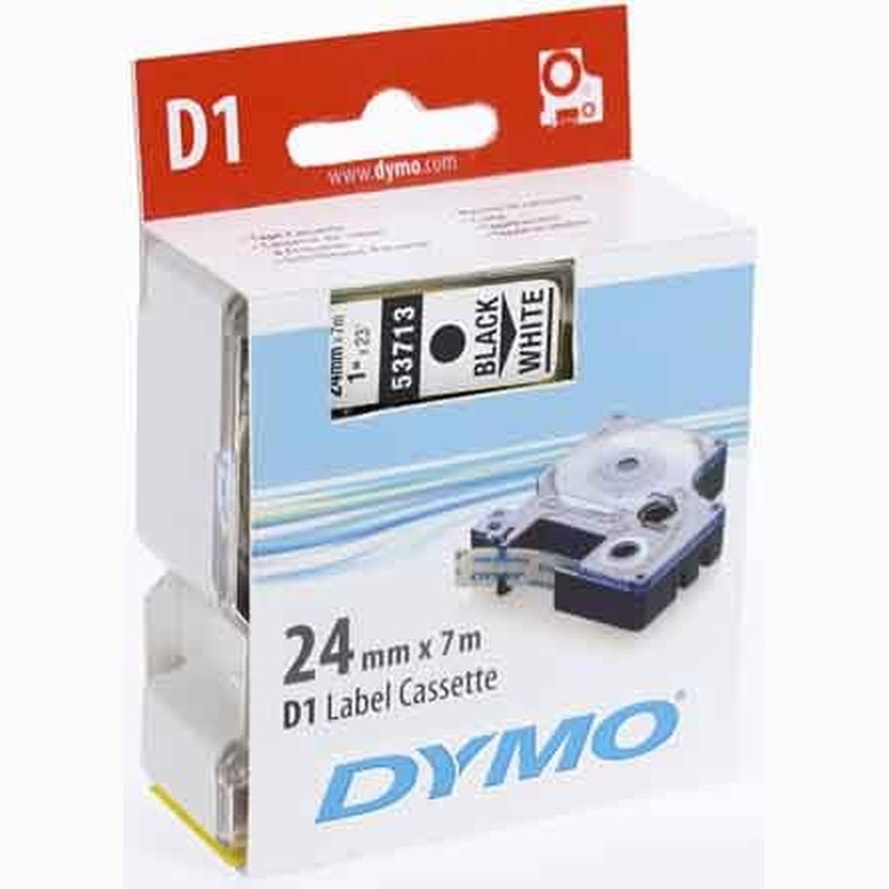 Schriftband 24mm/7m sw/ws 53713