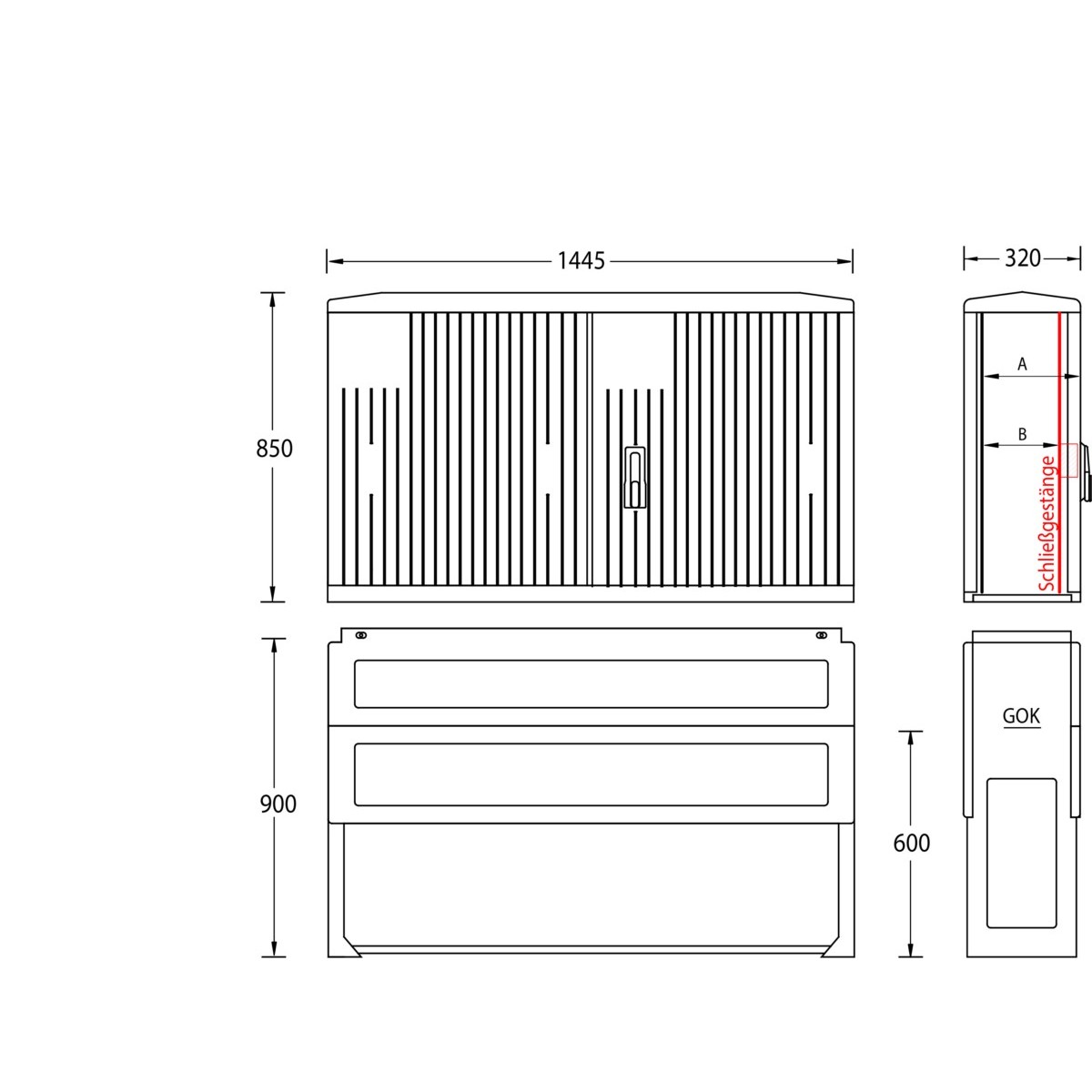 Normschrank IP44 A130-850