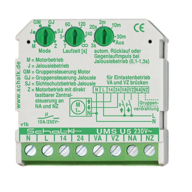 AUF/ZU-Steuerung UMS U5 (230V AC)