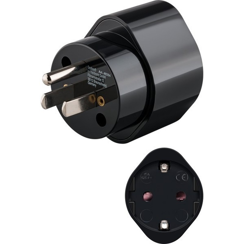 Reiseadapter Europa auf 45354