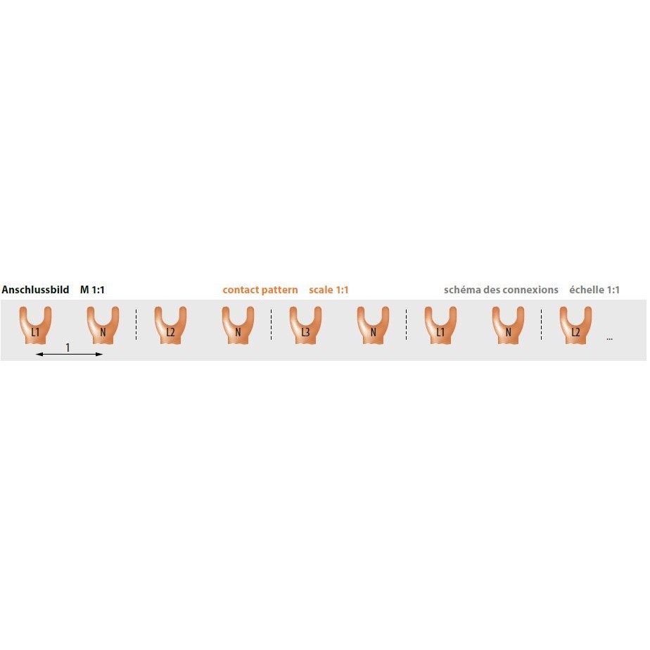 Phasenschiene G-4L-L1+N-#2219403